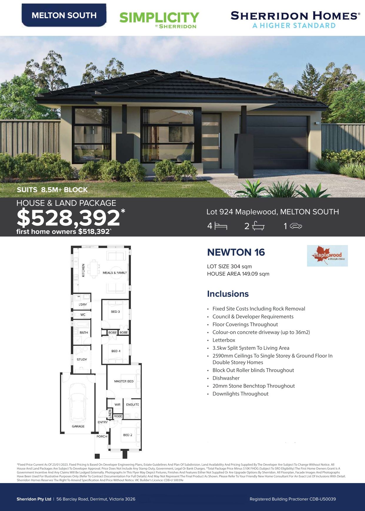 [Land for Sale] Maplewood Estate, Melton South OpenLot